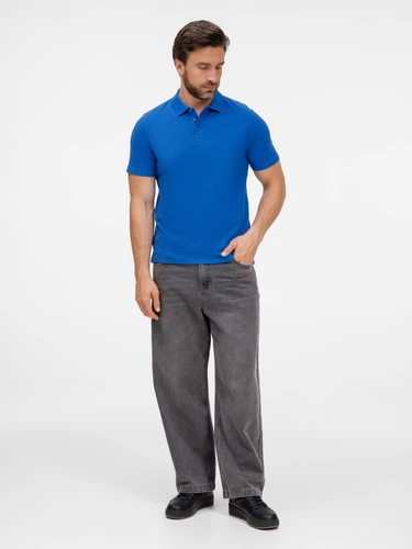 Рубашка поло унисекс Tervise, ярко-синяя