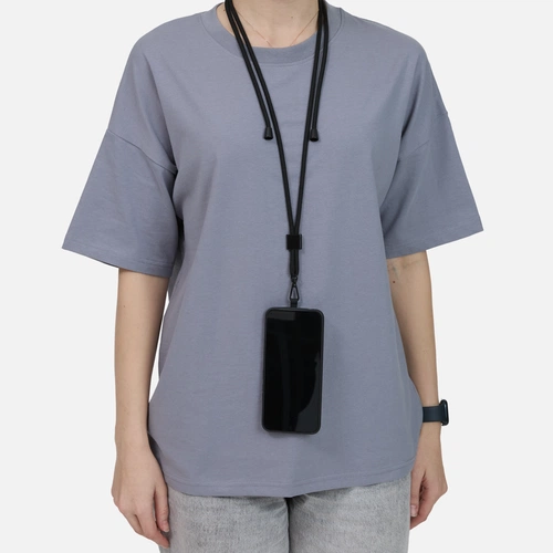 Шнурок для телефона TrendHand, черный