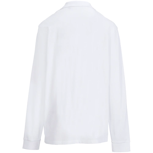 Рубашка поло унисекс с длинным рукавом Pacific LSL, белая