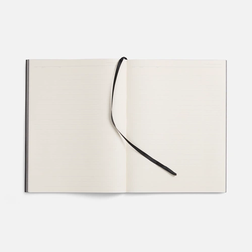 Ежедневник Flat Maxi, недатированный, черный