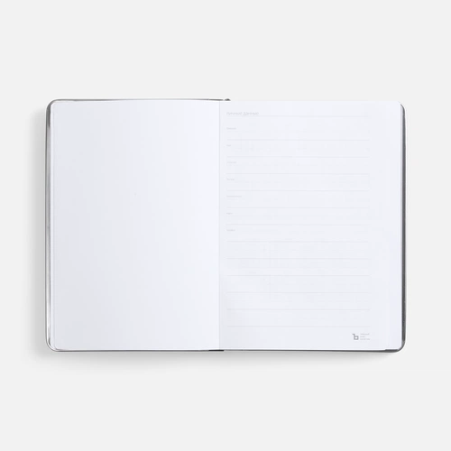 Ежедневник Metal Frame на заказ, датированный, серый