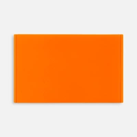 Лейбл из ПВХ Dzeta, ХL, оранжевый неон