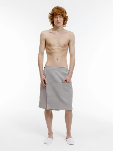 Банный набор Heat Therapy ver.2, мужской, светло-серый