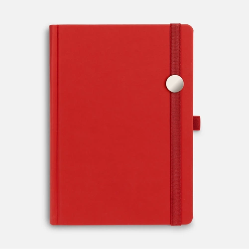 Ежедневник Favor Metal, недатированный, красный