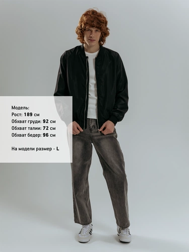 Бомбер Wigton, черный