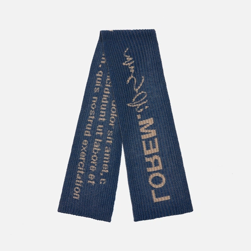 Шарф на заказ InRib Grand, XXL, полушерсть