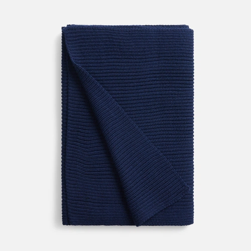 Шарф Nobilis Mono, темно-синий