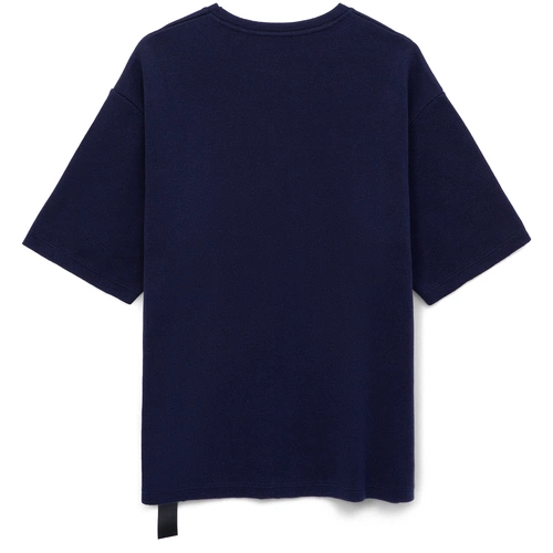 Джемпер с коротким рукавом Siluetti Volumica, темно-синий