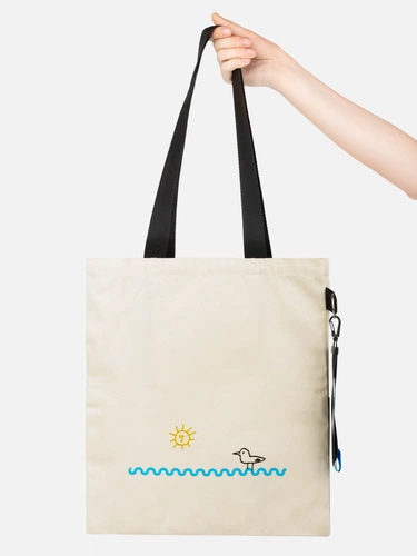 Шопер Onlook, неокрашенный с черным с нанесением и кастомизацией