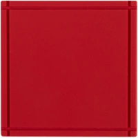 Лейбл из ПВХ Dzeta, L, красный