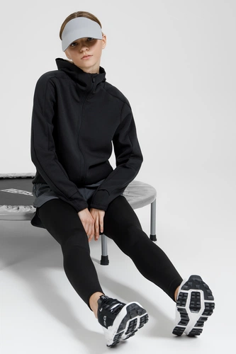 Куртка с капюшоном унисекс Begi, черная