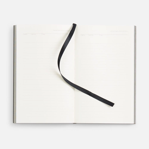 Ежедневник Flat Mini, недатированный, черный