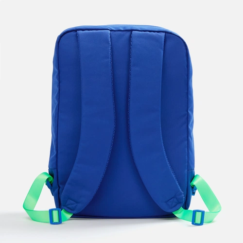 Рюкзак B2, синий с зелеными стропами