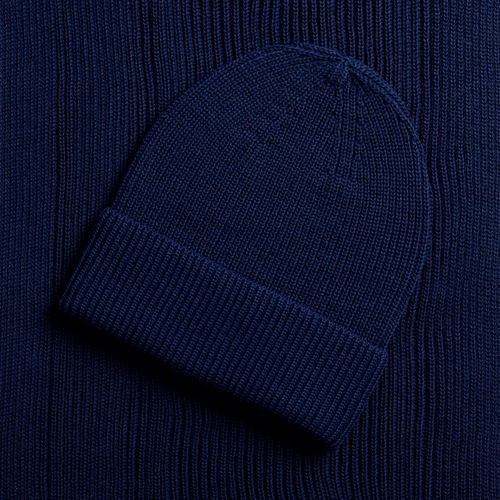 Шапка Nobilis Mono, темно-синяя