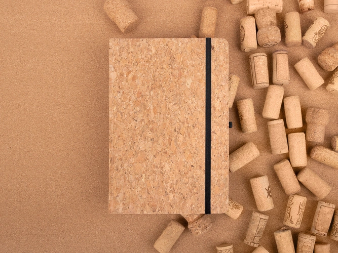 Блокнот Corkfolio, черный