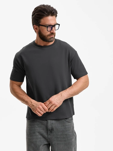 Футболка унисекс Durington, темно-серая (графит)