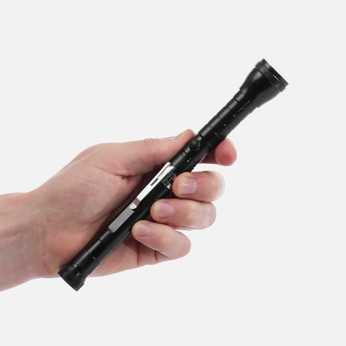 Телескопический фонарь с магнитом Flexion, ver.2, черный