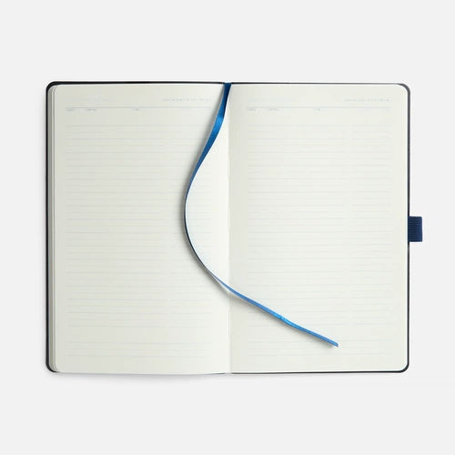 Ежедневник Lungo, недатированный, темно-синий