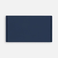 Лейбл из ПВХ Dzeta, M, темно-синий