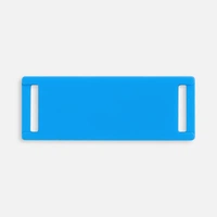 Лейбл из ПВХ Kova, голубой