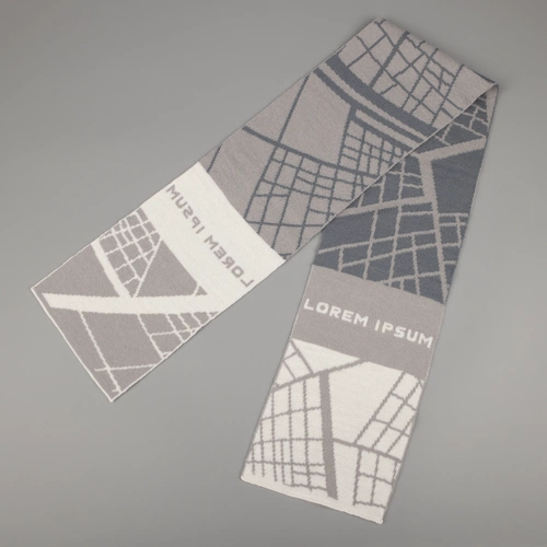 Шарф на заказ Tricksy Light, S, полушерсть