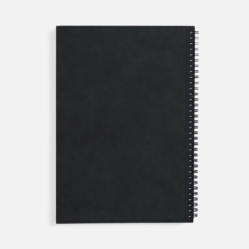 Ежедневник Notera Maxi, недатированный, черный