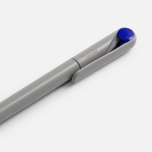 Ручка шариковая Prodir DS1 TMM Dot, серая с синим