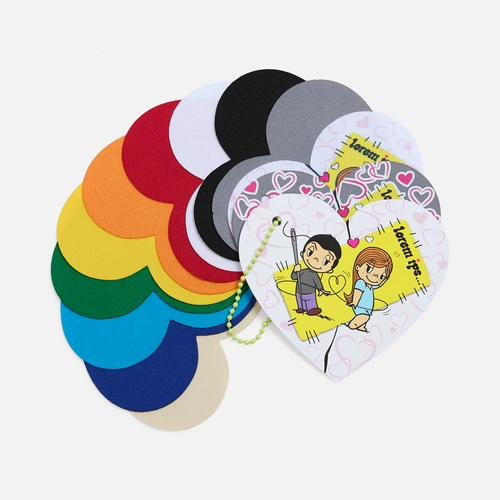 Раскладка образцов заготовок из габардина Gabo