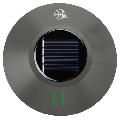 Светильник на солнечной батарее Ufology, темно-серый (графит) с нанесением