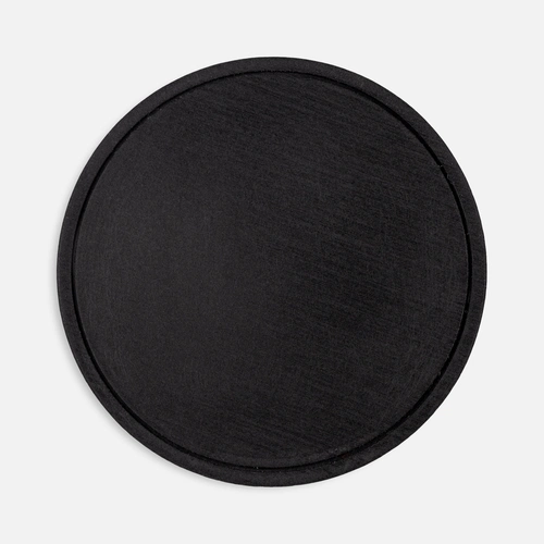 Лейбл из ПВХ Dzeta Round, L, черный