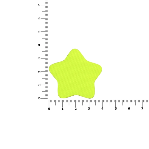 Наклейка тканевая Lunga Bial, M, желтый неон