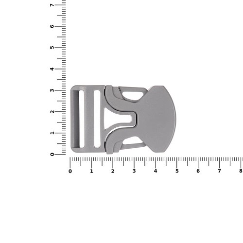 Застежка-пряжка односторонняя Triden, серый