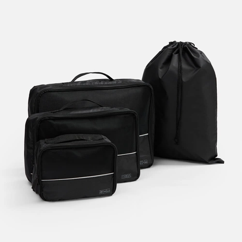 Дорожный набор сумок noJumble 4 в 1, черный