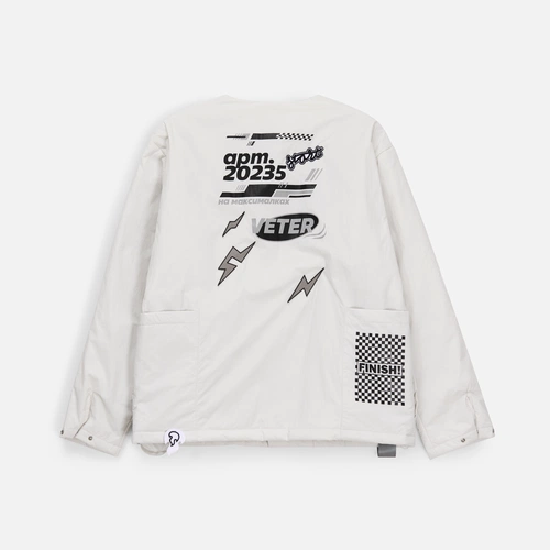 Куртка унисекс Veter, молочно-белая с нанесением и кастомизацией
