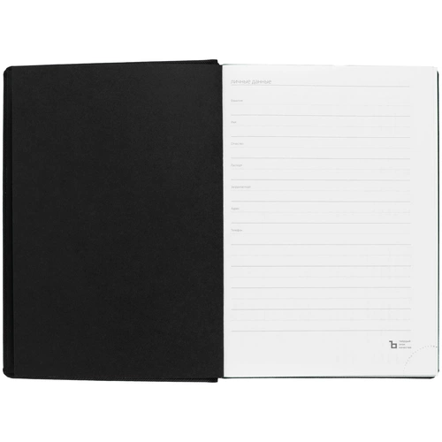 Ежедневник Mobile на заказ, недатированный, черно-зеленый