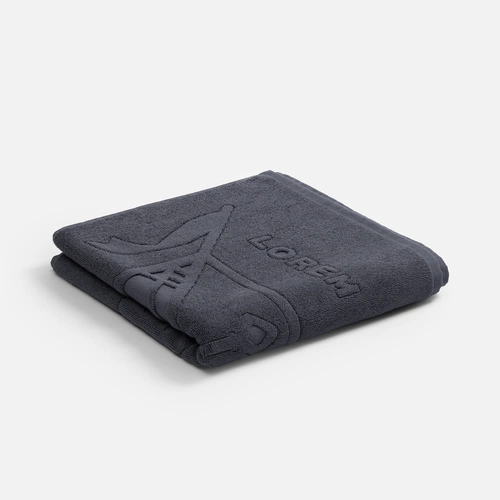 Полотенце на заказ Surpass с рельефным логотипом, большое