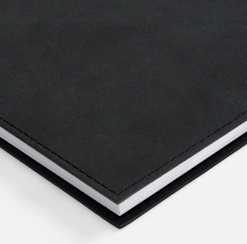 Ежедневник Notera Maxi, недатированный, черный