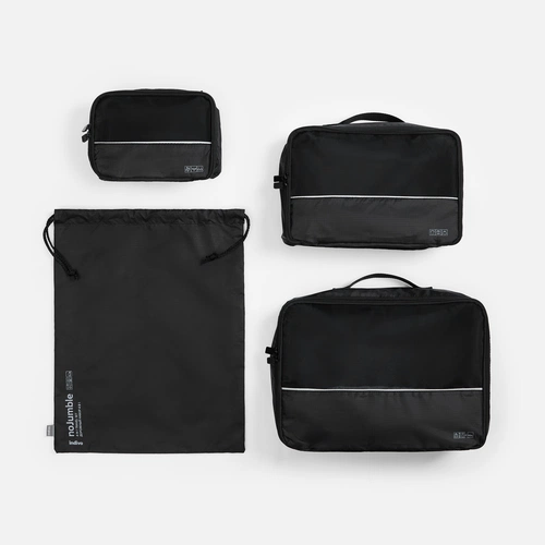 Дорожный набор сумок noJumble 4 в 1, черный