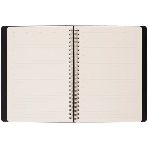 Ежедневник Spring Urban на заказ, недатированный, черный