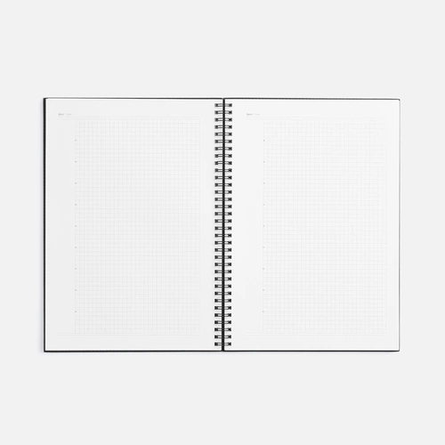 Ежедневник Notera Maxi, недатированный, черный