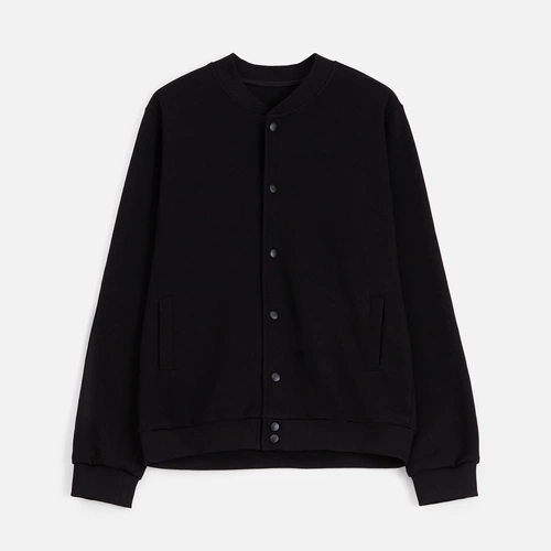 Бомбер унисекс Nuppu, черный