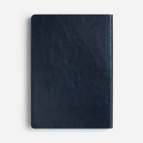 Ежедневник Doppio, недатированный, синий с голубым