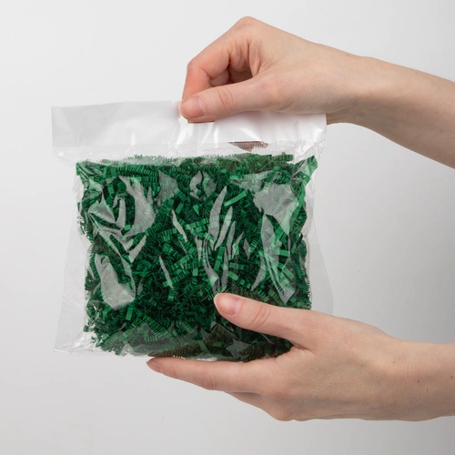 Бумажный наполнитель Chip, темно-зеленый (изумрудный)