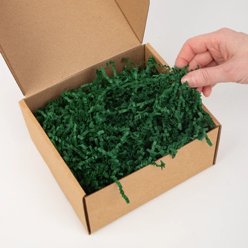 Бумажный наполнитель Chip, темно-зеленый (изумрудный)