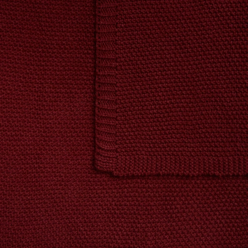 Плед Longview, темно-красный (винный)