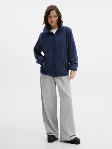 Куртка флисовая унисекс Ben Mac, темно-синяя