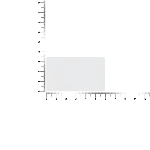 Лейбл из ПВХ Dzeta, M, прозрачный