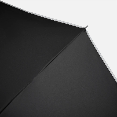 Зонт обратного сложения с ручкой-карабином Foldberry, черный