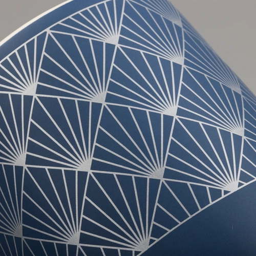 Кружка Ingver, синяя с гравировкой и деколью