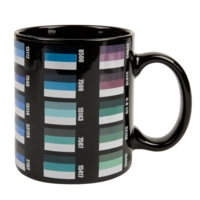 Кружка с декольной палитрой 1, черная